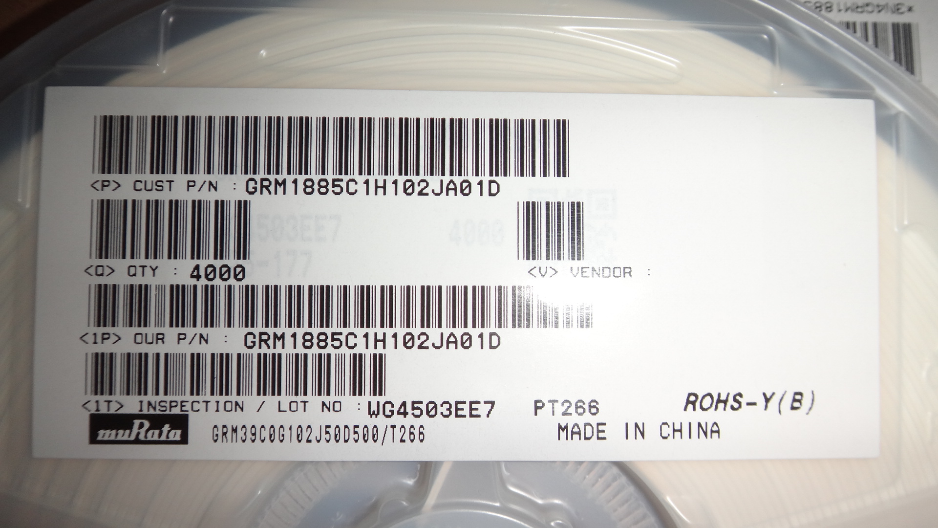 GRM1885C1H102JA01D